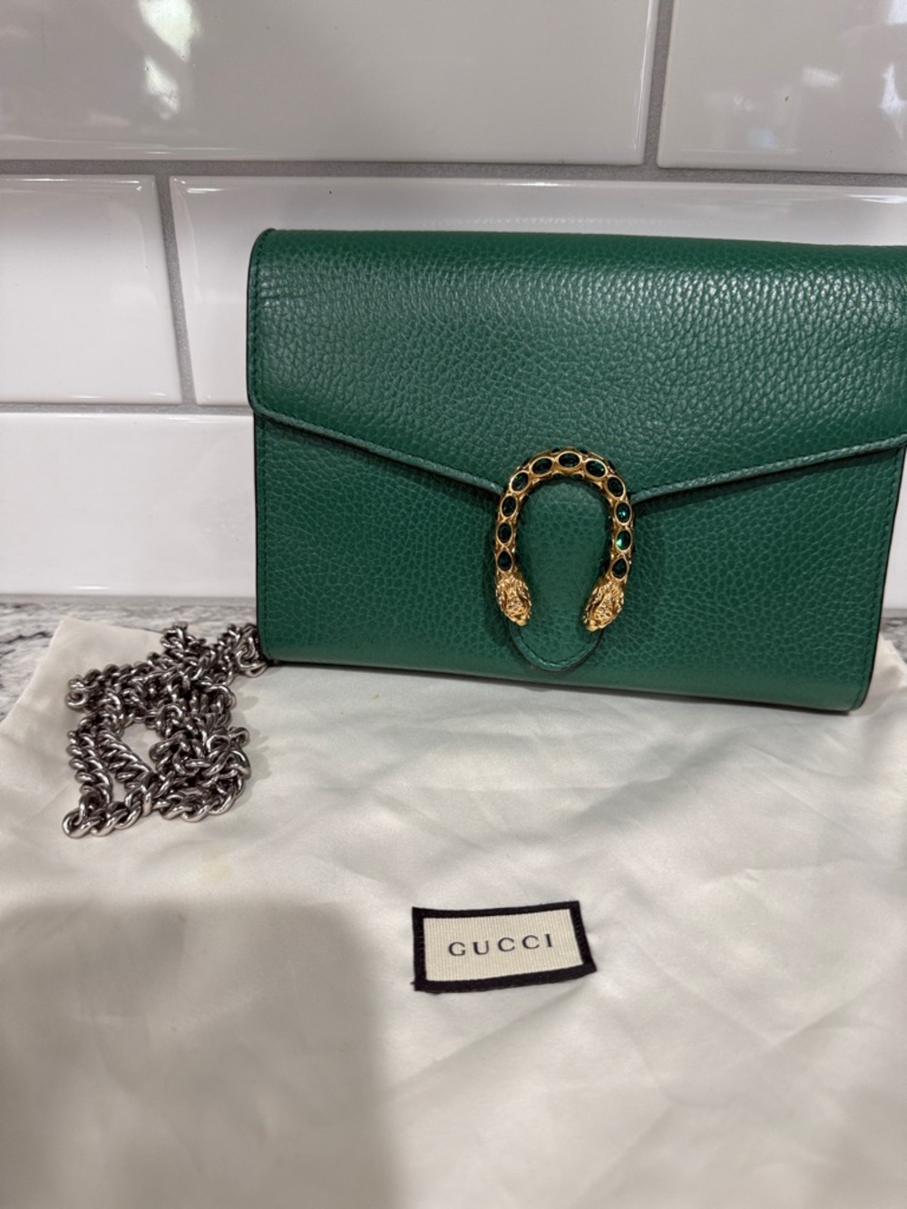 Gucci Dionysus Mini Shoulder Bag with Gold Tone Hardware